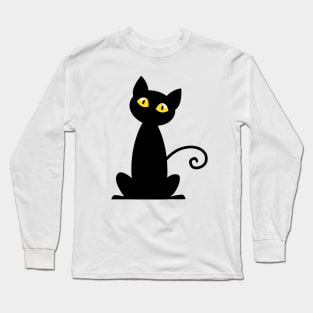 Black Cat Long Sleeve T-Shirt